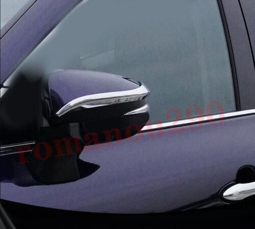 for Toyota Venza 2021-2023 ABS Chrome Side Door Mirror Strips Cover Trims Decor