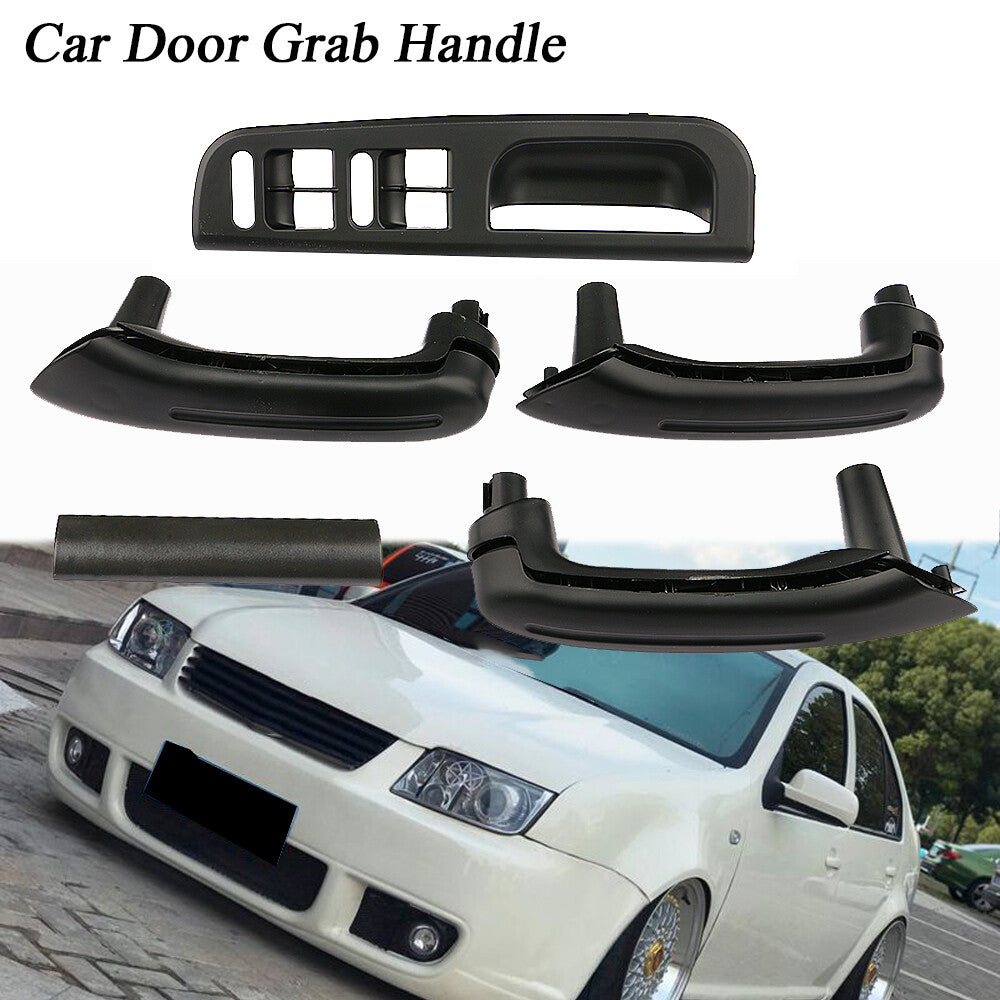RHD Interior Door Grab Handle Cover + Switch Bezel Trim for VW for Jetta for Golf 98-04