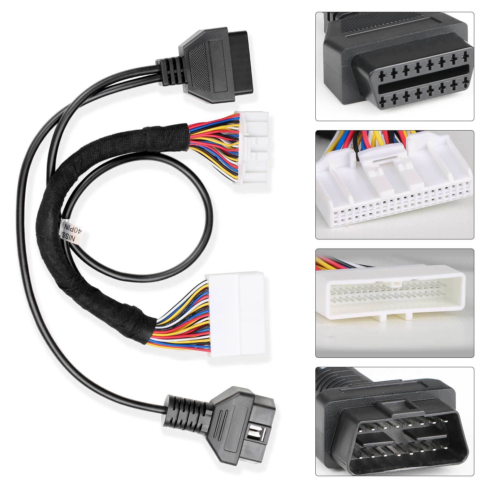 Lonsdor for NISSAN -40PIN BCM Cable FOR Key AddingAll Key Lost Fit K518S K518ISE