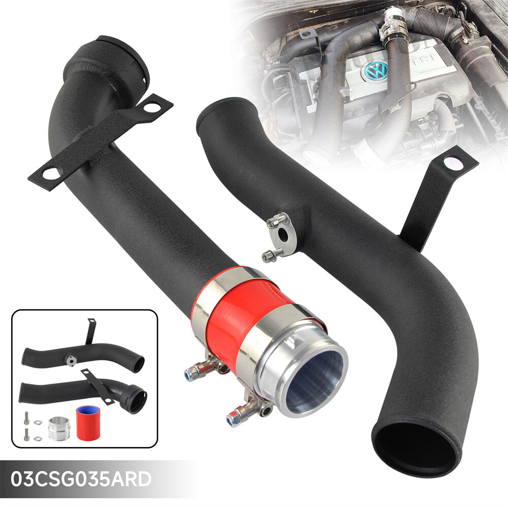 Turbo Discharge Pipe Conversion for VW for Golf GTI for Jetta MK5 MK6 for Audi TT A3 Red