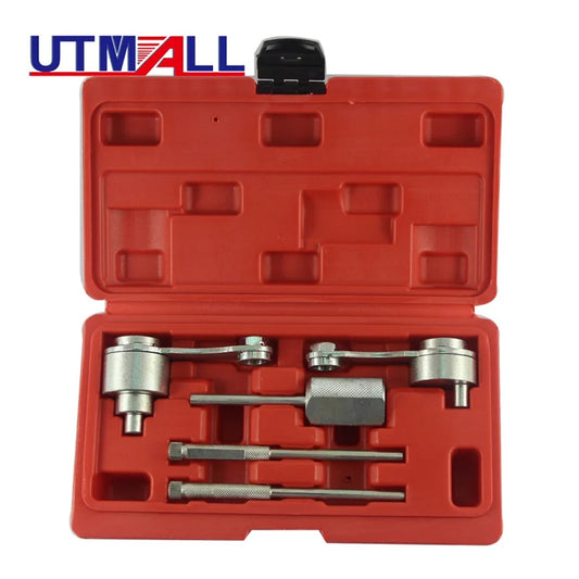 Diesel engine timer setting lock tool kit for Jaguar for Land Rover 2.7 belt-driven engines.