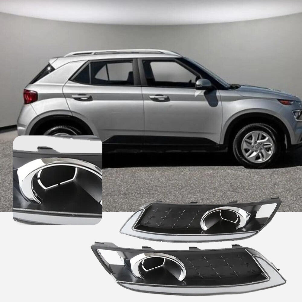 LED Front Bumper Fog Lights for Hyundai Venue 2020 - 2023 Daytime Running Light