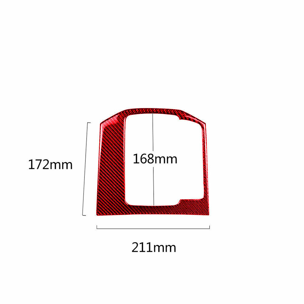 Carbon Fiber Interior Center Console Gear Shift Cover for Mazda CX-5 2014-18