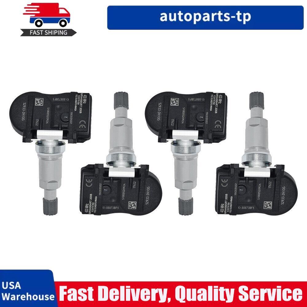 4x Tire Pressure Sensor for Hyundai for Elantra Accent for Genesis Sorento for Kia Niro