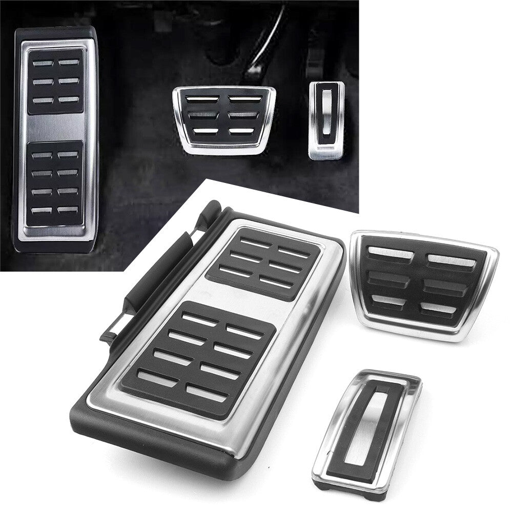 3X Foot Pedal Rest Gas Brake Fit for VW for GOLF 7 MK7 13-17 Accelerator Accessories