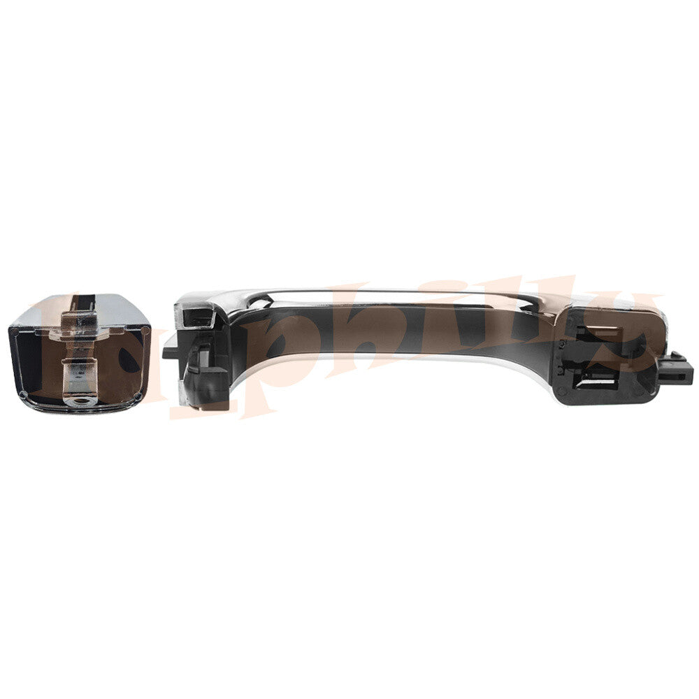 Front Rear Exterior Outside Door Handle Chrome Fit for Hummer H3 06-10 H3T 09-10