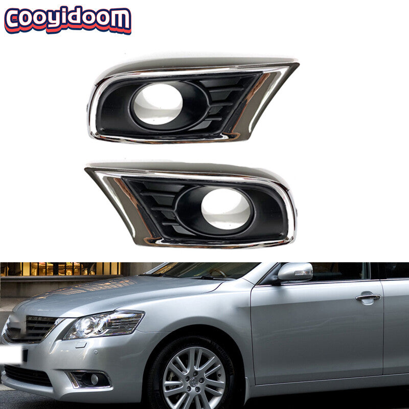 A pair of front bumper fog light covers for Toyota for Camry Aurent 2009 2010 2011