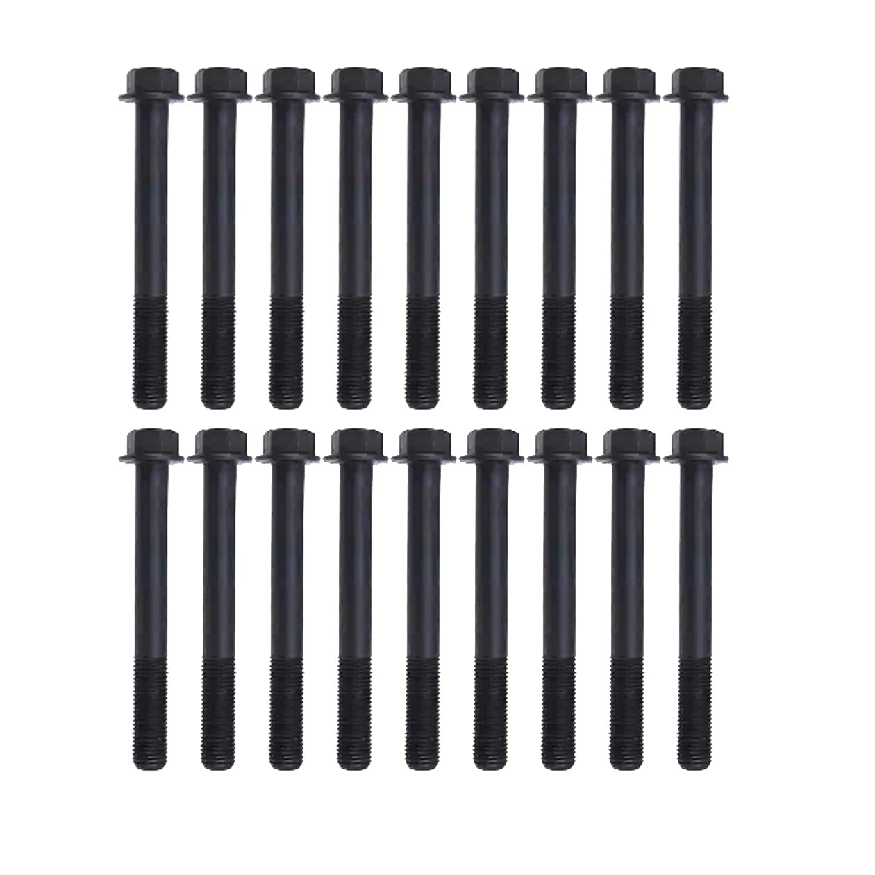 18Pc Bolt Cylinder Head for ISUZU NPR NQR 4HK1 5.2L 4HE1 4.8L 1998-18 8970776380