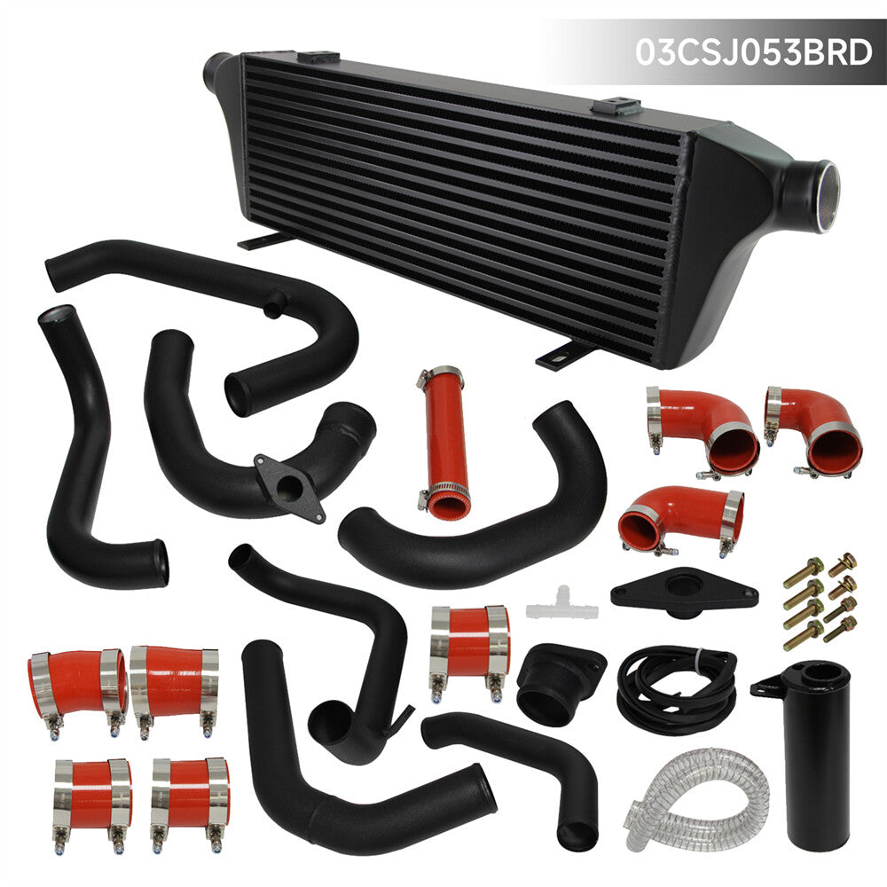 Bolt On Intercooler Kit for Subaru Impreza WRX STI Ej20 Ej25 2.5L 2008-2014 Red