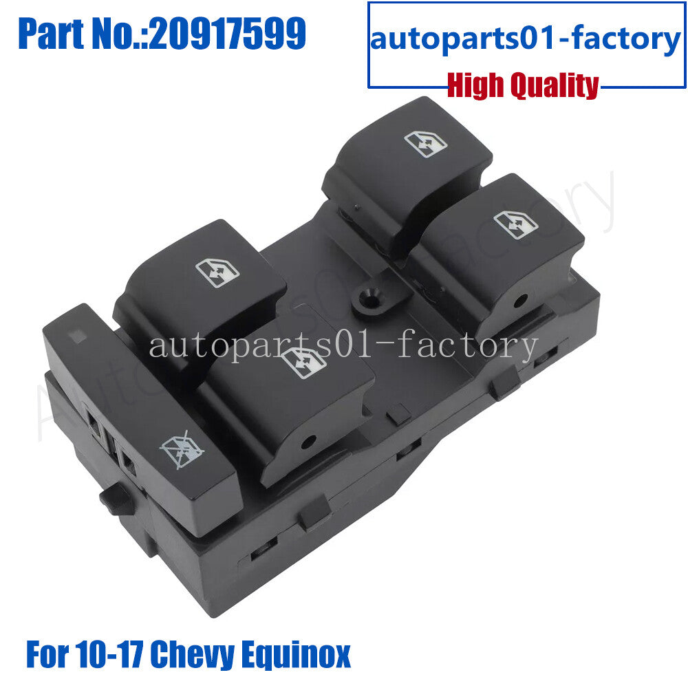 20917599 Front Driver Power Window Switch For 2010-2017 for Chevrolet Equinox