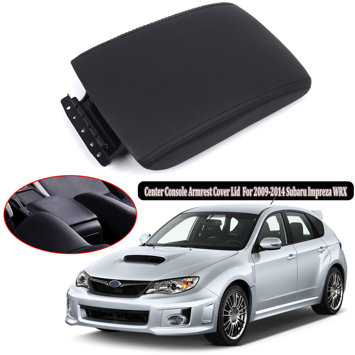 Center armrest cover with leather 92114FG000JC for 2009-2014 for Subaru Impreza WRX