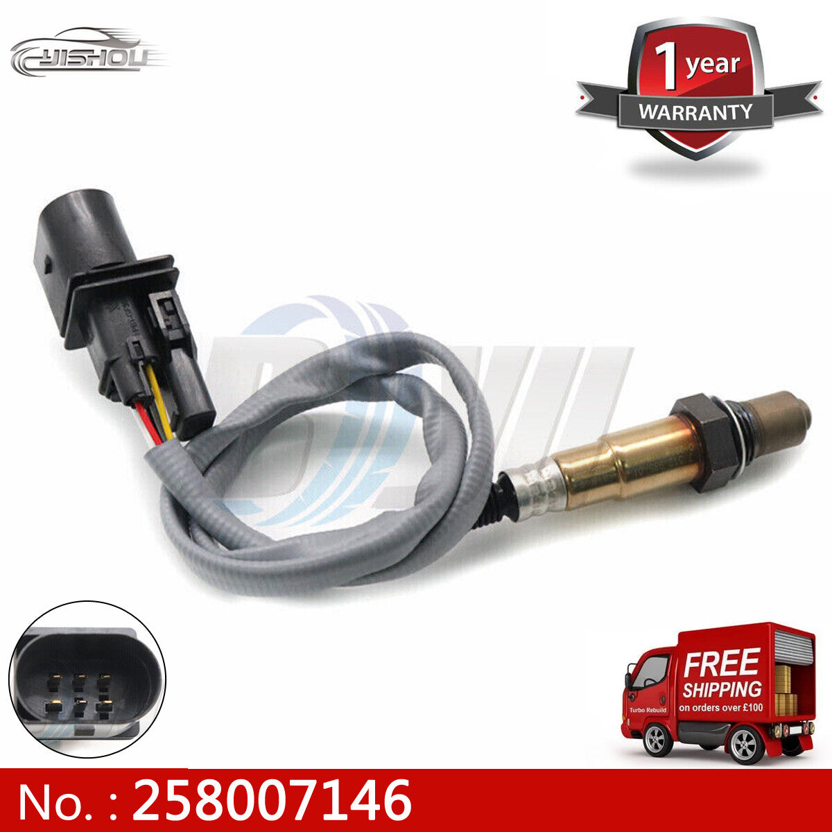 new 0258007146 oxygen sensor suitable for BMW 120i, 320i, 735i, 735Li, 745i, and Lambda models.