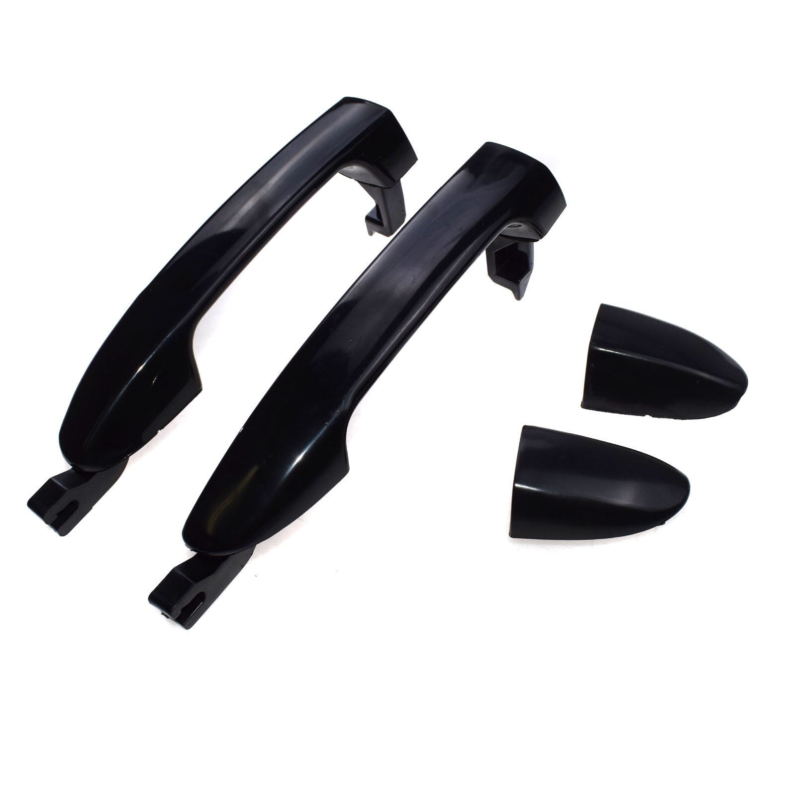 fits for Kia Spectra Outside Exterior Door Handle DriverPassenger Side Rear Black