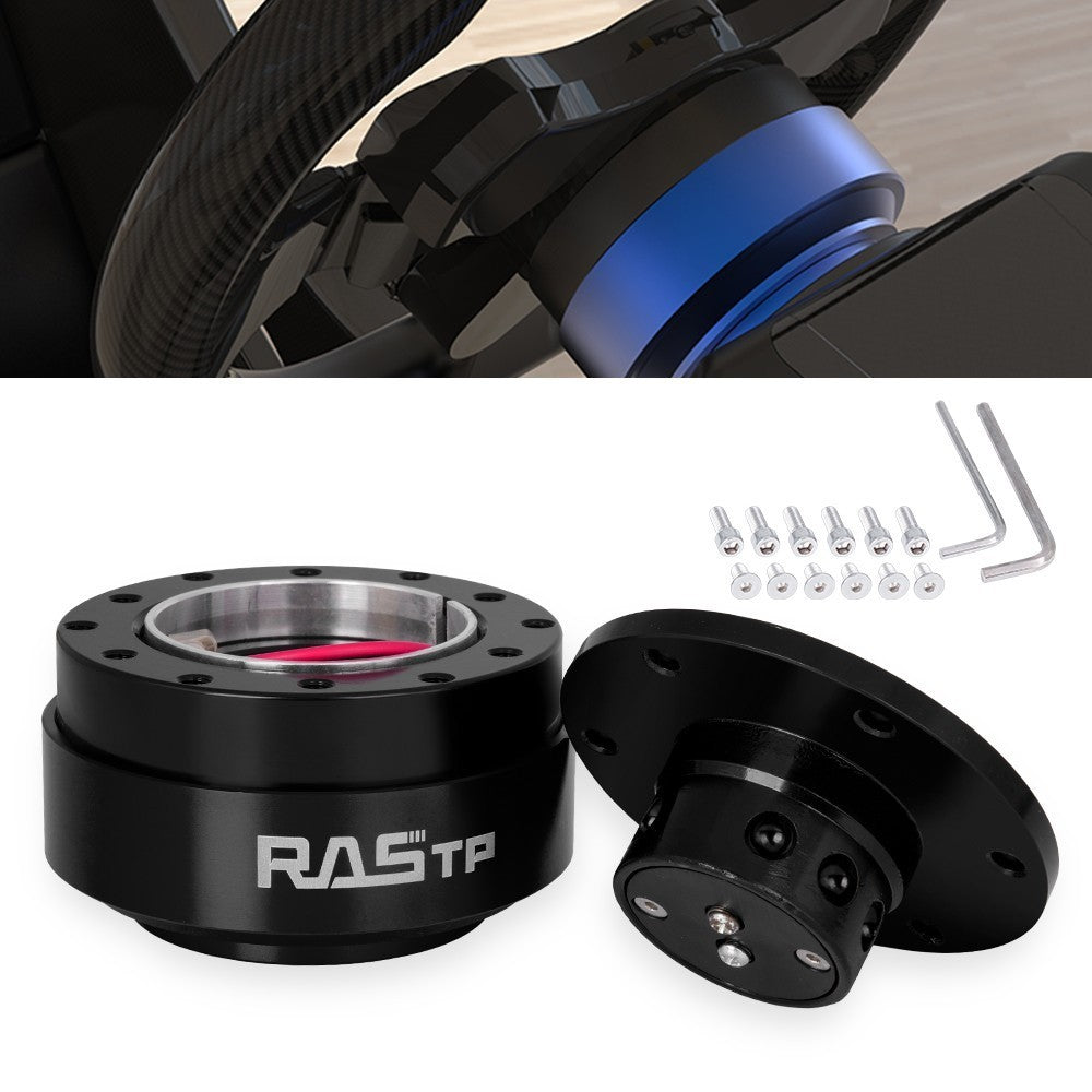 Universal Car Steering Wheel Ball Quick Release Hub Adapter Snap Off Kit 6 Bolt