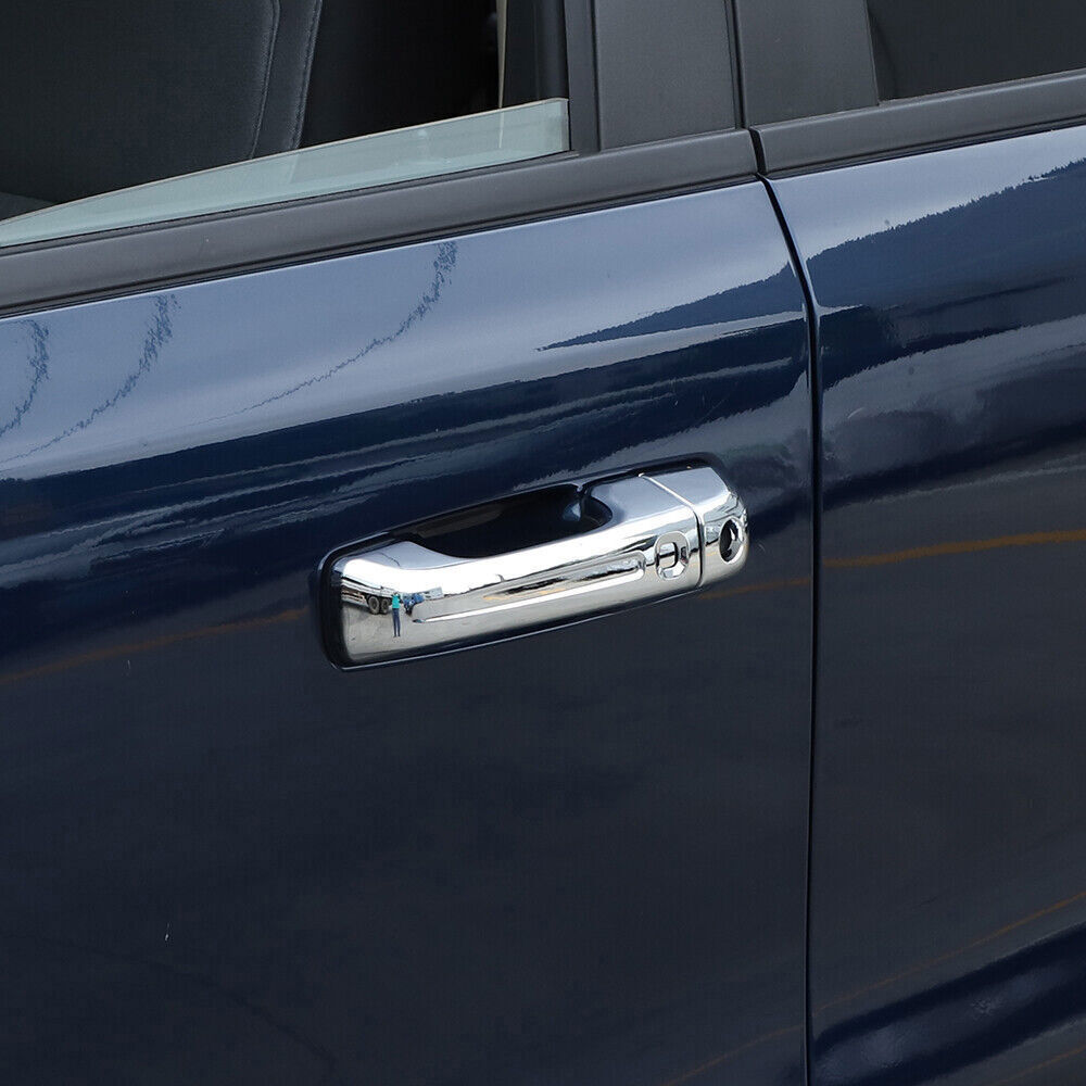 Exterior Door handle Cover Trim for Dodge for Ram 1500 2018-2021 Chrome High-Version