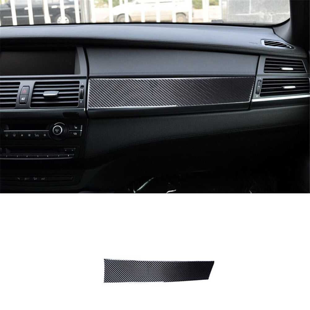 Carbon fiber passenger dust plate cover for BMW X5 E70 X6 E71 2008-2013