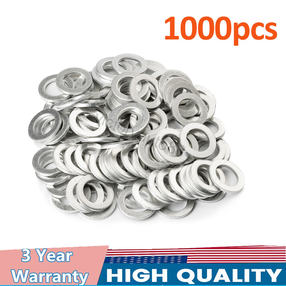 1000-piece pack of new aluminum oil crushing washers and drain plug washers suitable for Honda 94109-14000