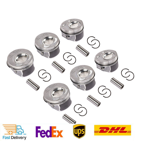 VR6 3.6L Engine Pistons  Piston Rings Kit Fit for VW for Passat for AUDI Q7 for SKODA