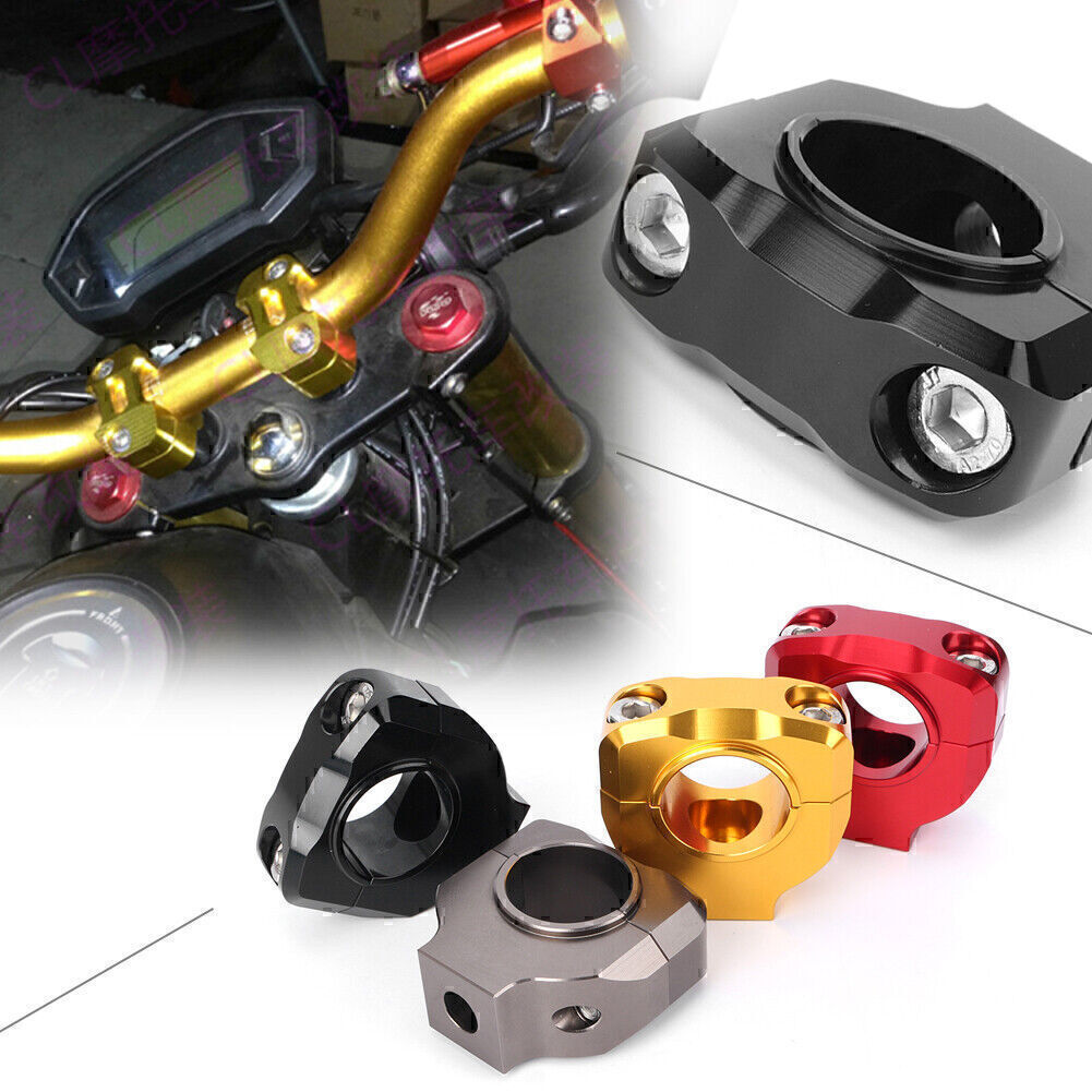28.6mm/1.12 Motorrad Fett Steigleitung Lenker Klemme CNC Aluminiumlegierung