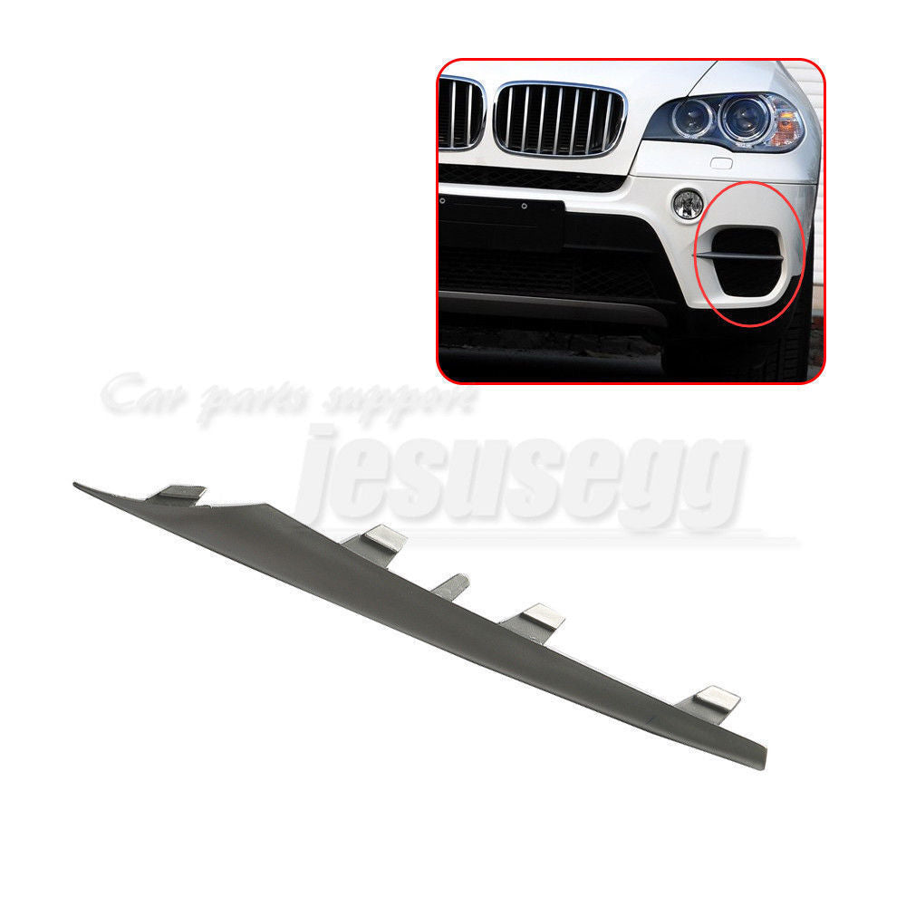 Left Front Bumper Lateral Grille Trim Molding Fit for BMW x5 E70 2011 2012-2014