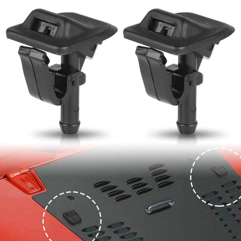 Windshield Washer Nozzle Replacement Cleaning for Jeep for Wrangler TJ JK 2002-2012