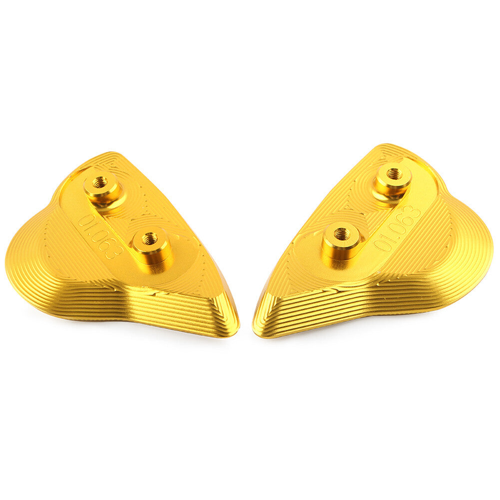 Rearview Mirror Block Off Plates Mount Cover Fit for Yamaha YZF-R6 YZFR6 17-22 Gold