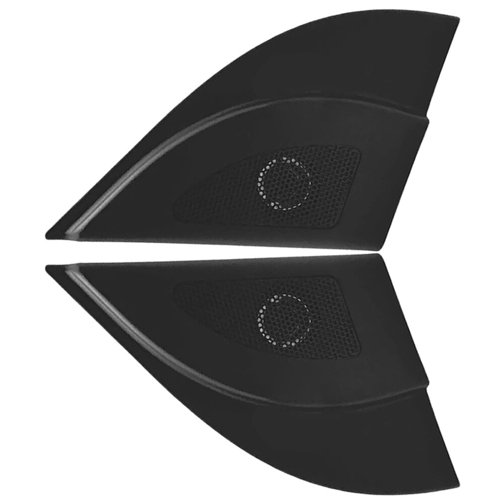 2Pcs For Accent 2012-2017 Front Left+Right Side Tweeter Speaker Cover Trim Black