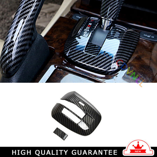 Inner Gear Shift Panel Decor Cover for Honda Accord Crosstour 08-13 Carbon Fiber