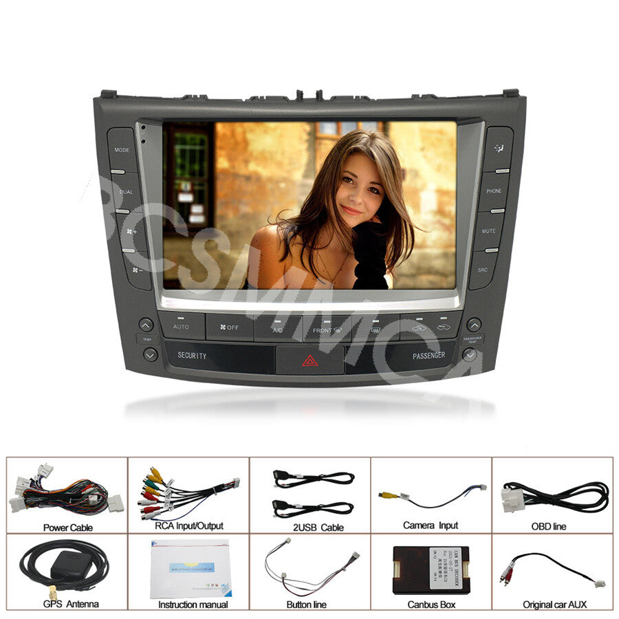 Fit for Lexus IS250 IS350 2005-2012 Androind 13 Car GPS Player Stereo Radio Wifi