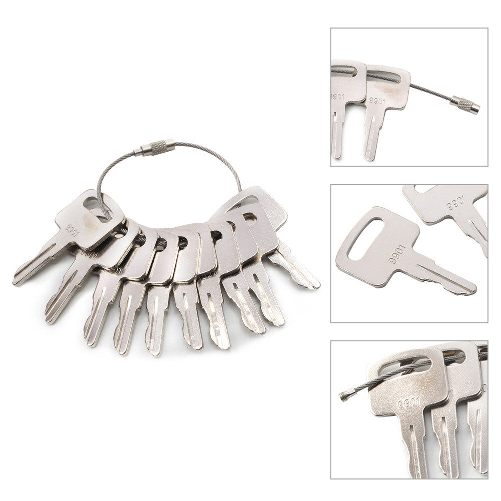 Ignition Keys 9901 2860030 Fit JLG Lift Models T350, 2033E3, 1932E3 Metal 10PCS