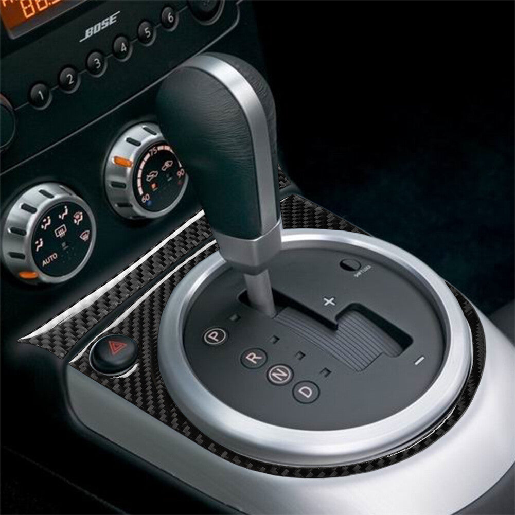 2 Automatic Gear Shift Frame Trim Panel Carbon Fiber for Nissan 350Z 2006-2009