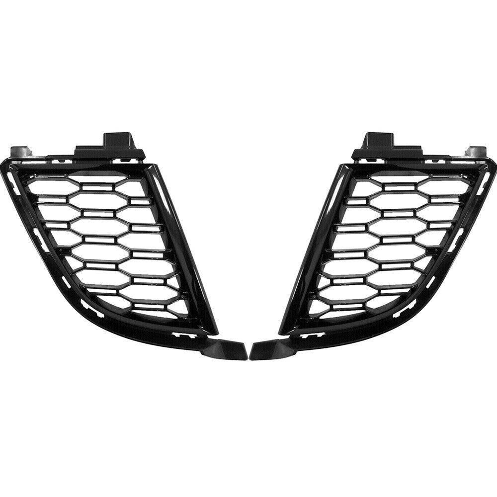 for BMW G20 G21 330i M Sport 2019-22 2PCS Front Bumper Lower Grilles Black LH+RH