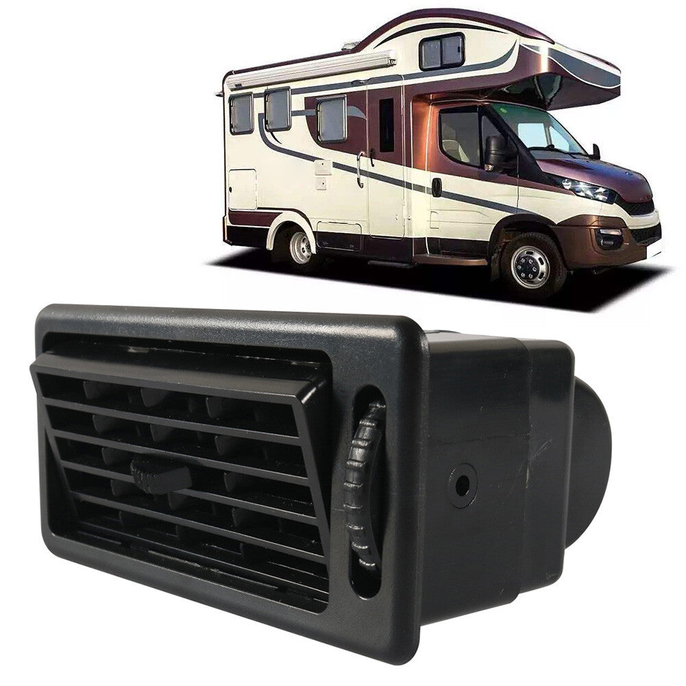 For Car RV ATV Universal Dashboard Air Outlet Dash Ventilation Replacement Black