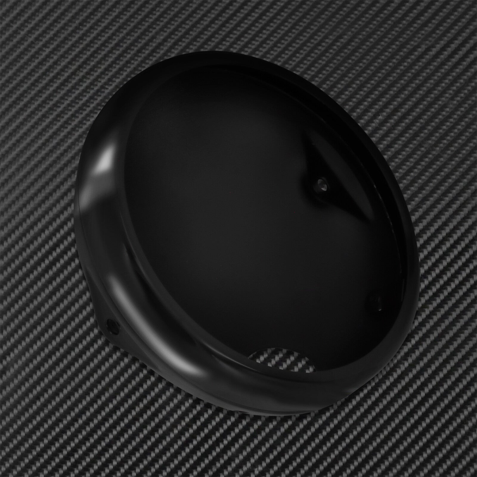 7 Motorcycle Gloss Black Front Headlight Housing Cover Fit for Harley Softail