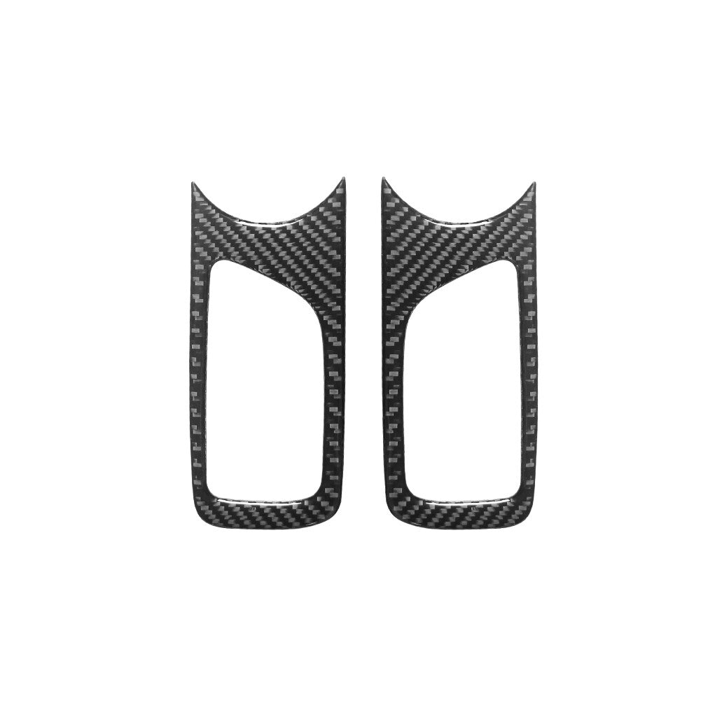 for Toyota Tacoma 2012-2015 2X Front Door Handle Trim Cover Decor Carbon Fiber