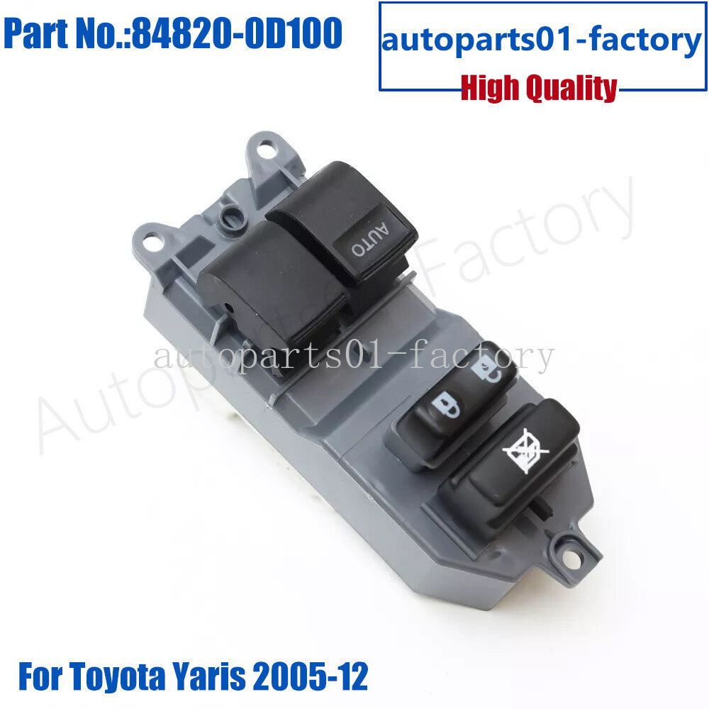 Electric Power Window Master Control Switch Fit for Toyota Yaris 2005-2012