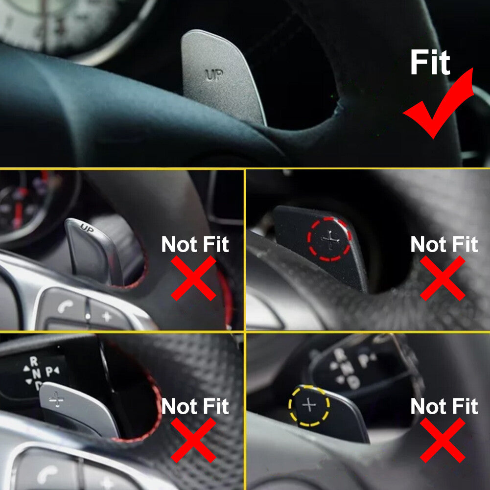 Steering Wheel Shift Paddle Extension FITS for Mercedes-Benz A C CLA Class