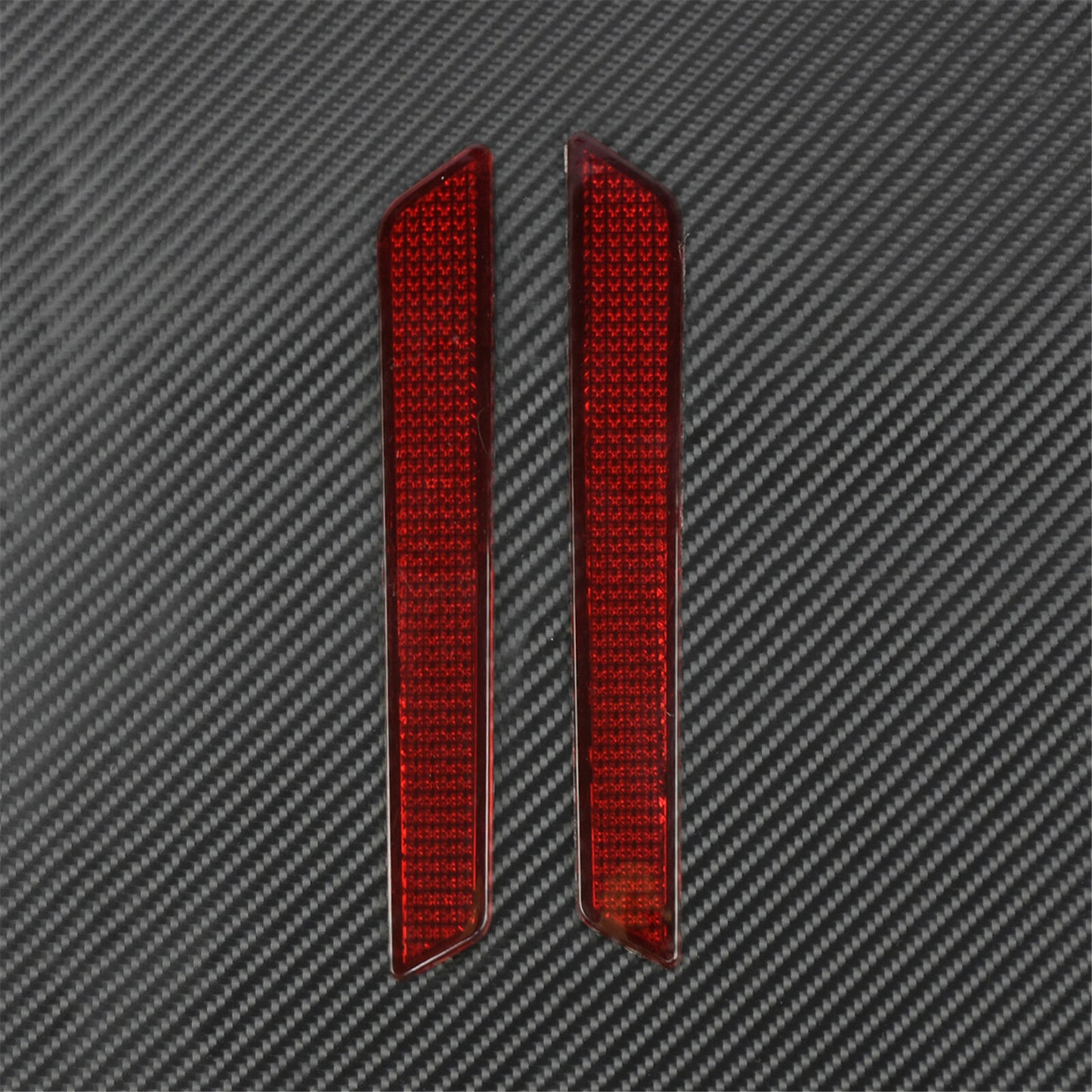 Red Saddlebag Guard Latch Cover Reflectors Fit For Touring Road Glide 2014-19