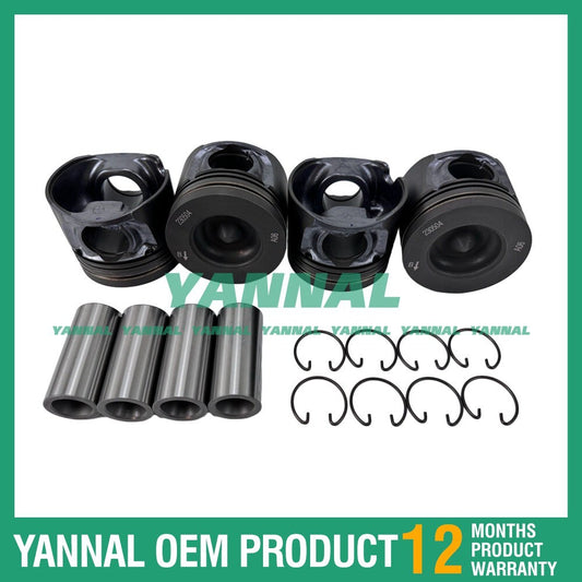 4X Piston std, 93.5mm in size, for JAC HFC4DE1 diesel engine notebook computer parts.