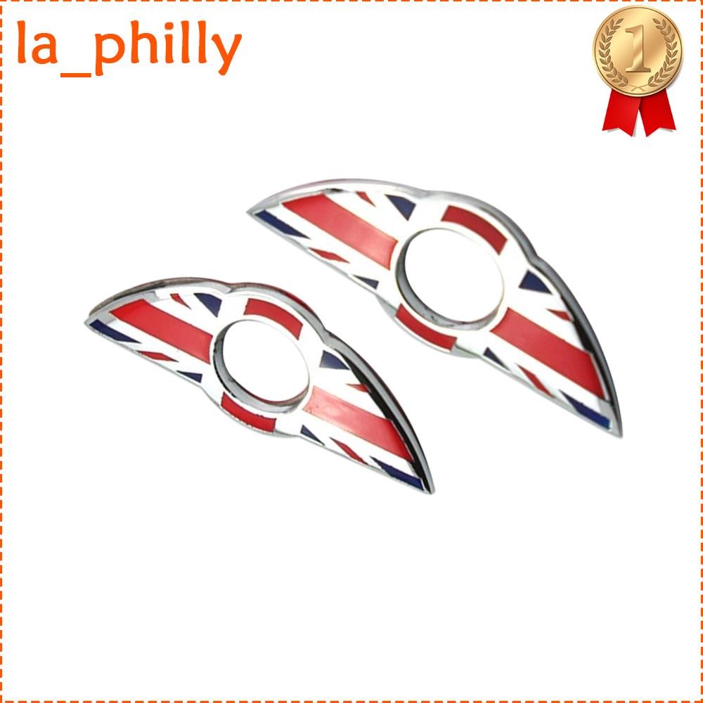 Wing Union Jack Door Lock Knob Pin Decor Ring Fits For Cooper 2 Door Angel