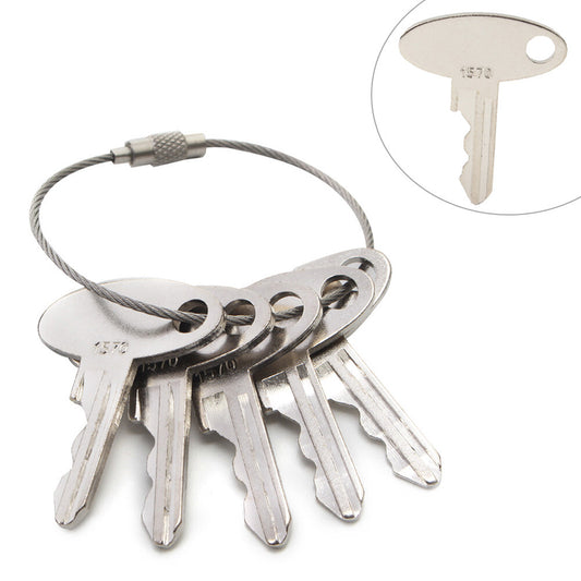 5pcs Ignition Keys 1570 Fit for Ford Shibaura Terramite Yushin Tractor Equipment