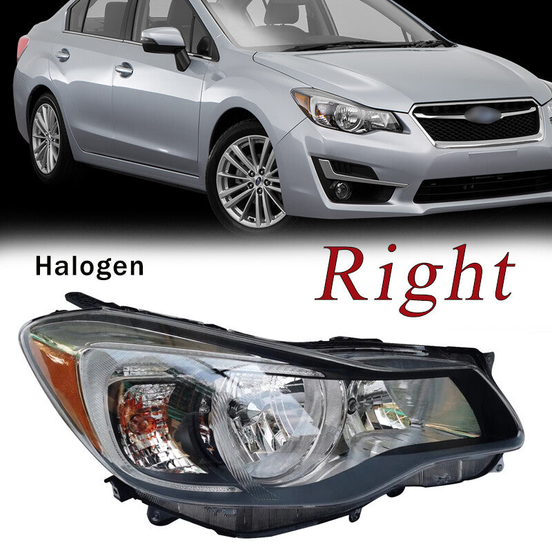 Halogen headlights suitable for Subaru Impreza 2015-16. Halogen 84001FJ330 84001FJ320.