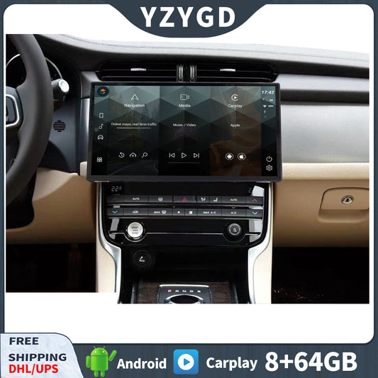 for Jaguar for XF XFL 2015-2019 Car Radio Carplay Android Stereo Receiver GPS Screen