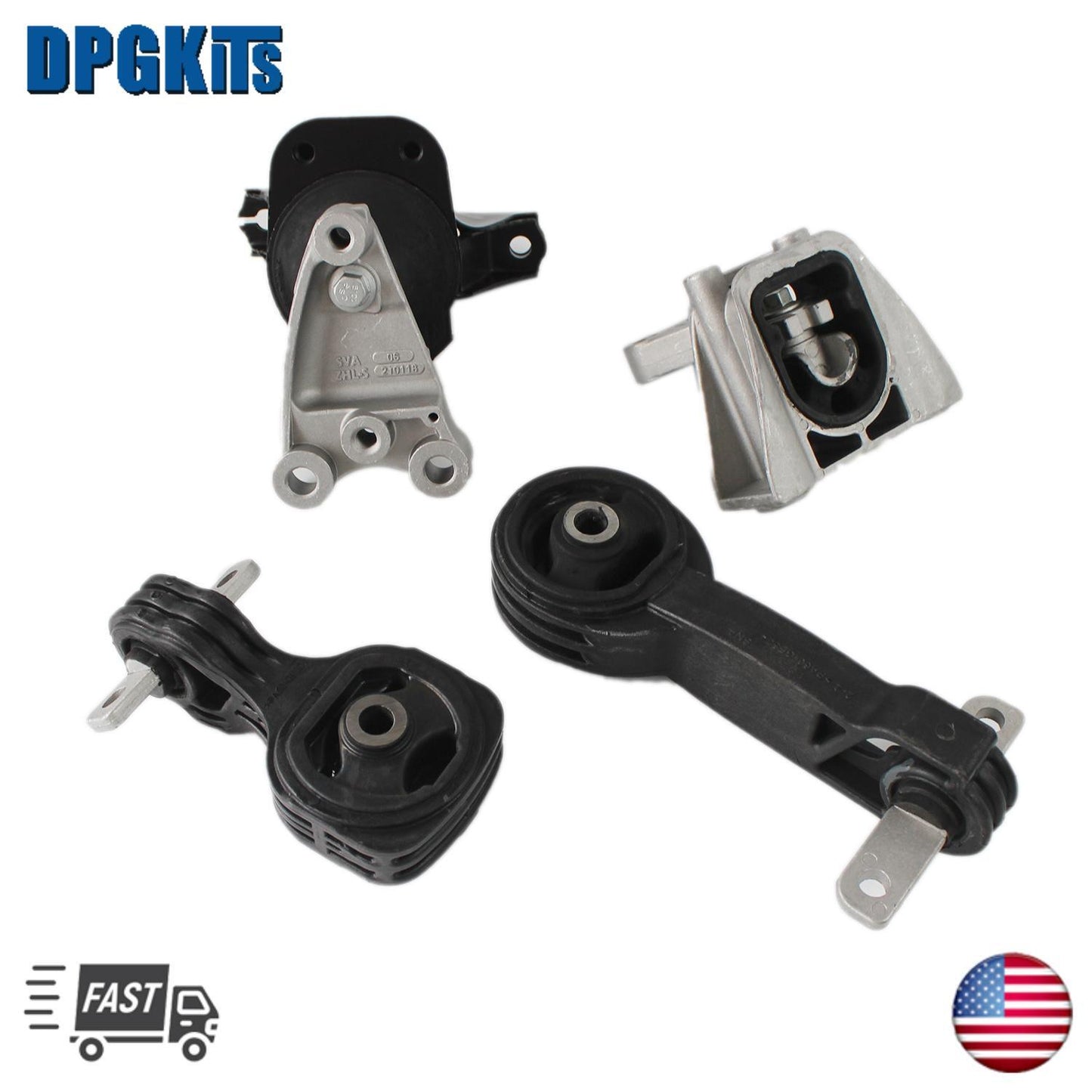 Motor Mount Set for 06-10 for Honda for Civic 1.8L Auto Trans A4530 A4534 A4543 A4546