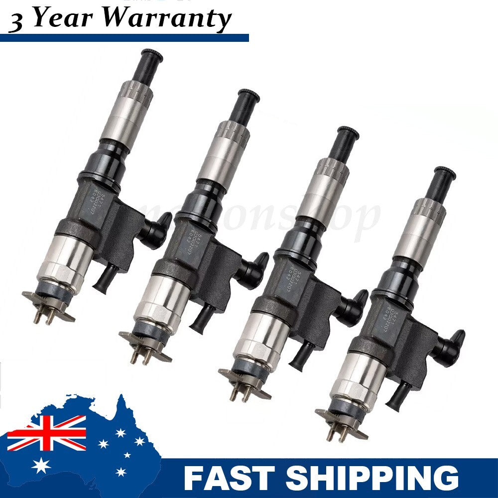 4PCS Fuel Injector 095000-5471 for Isuzu NPR NPR-HD 4HK1 Diesel 2001-2007