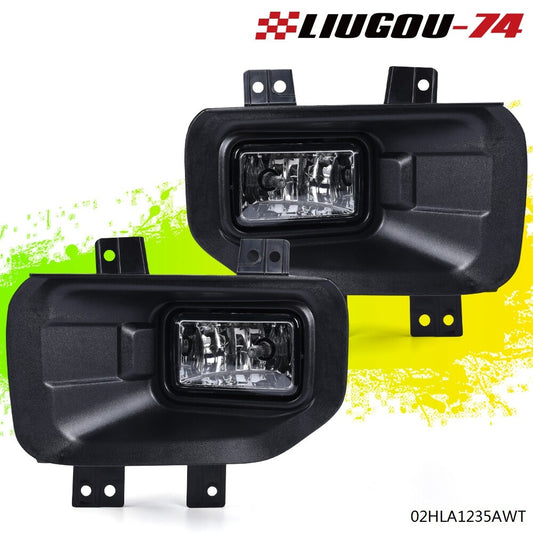 Suitable for 2015-2017 for Ford F-150s. Transparent lens front bumper fog lights and driving lights.