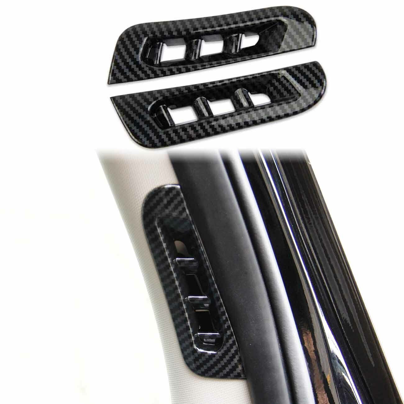 Carbon Fiber One-Pillar Air Outlet Vent Trim for Dodge Durango 2011-2021