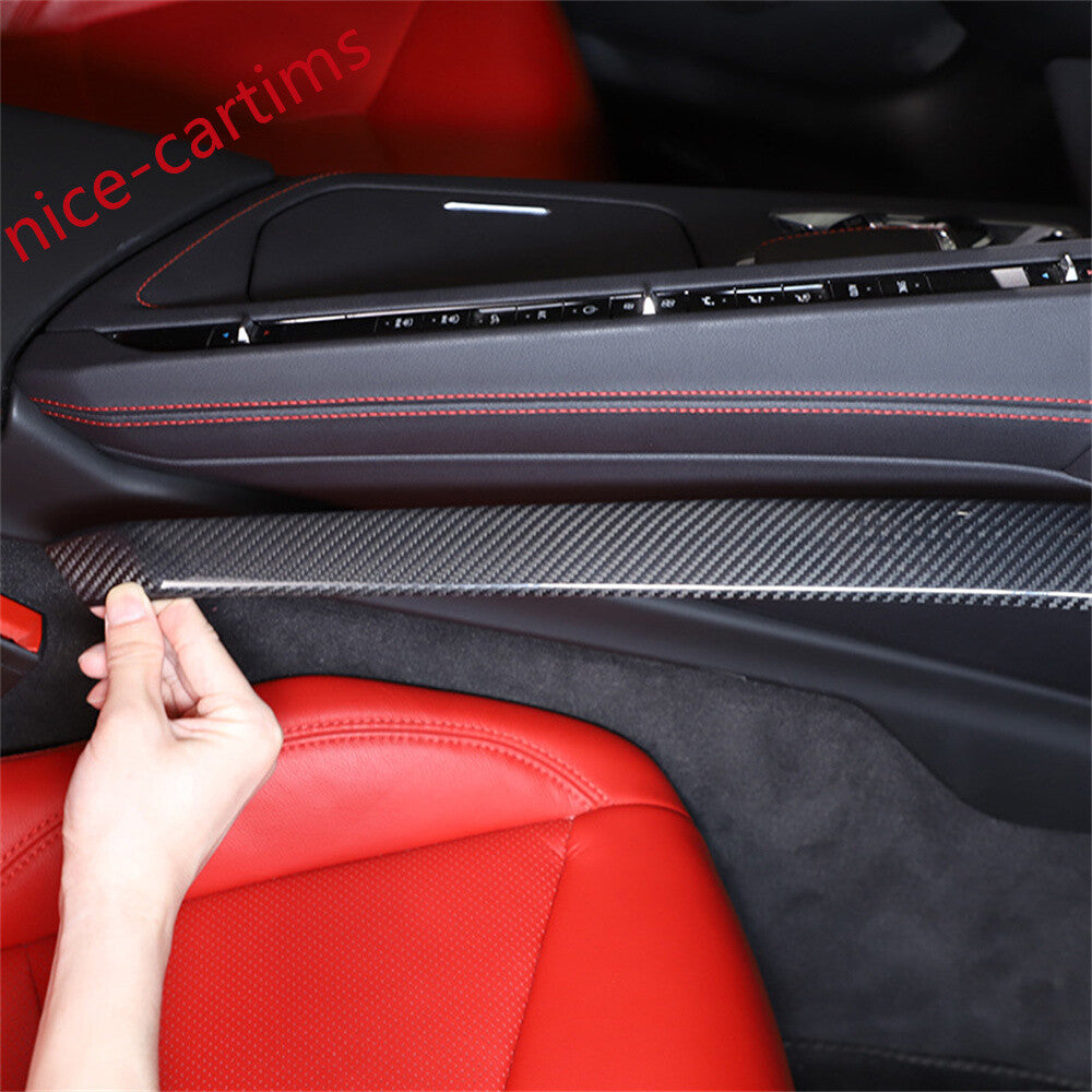 Carbon Fiber Center Console Passenger Side Cover for Chevrolet for Corvette C8 2020+