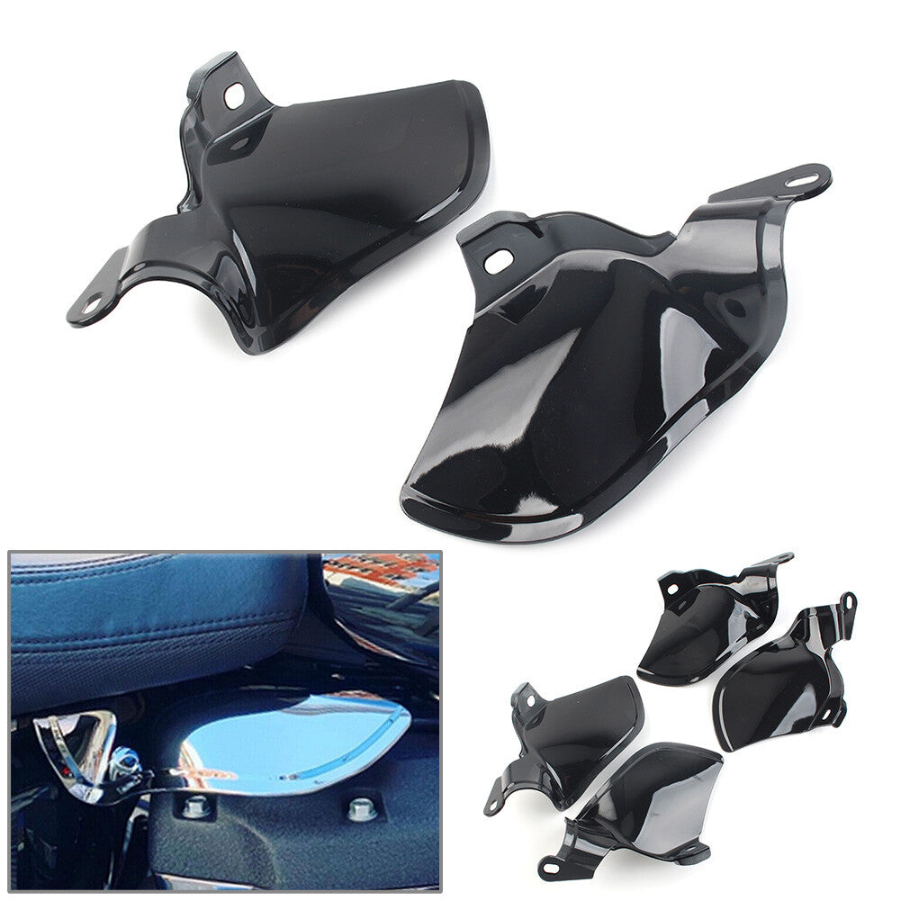 Reflective Smoke Saddle Shield Air Heat Deflector for Harley Softail 2018-23