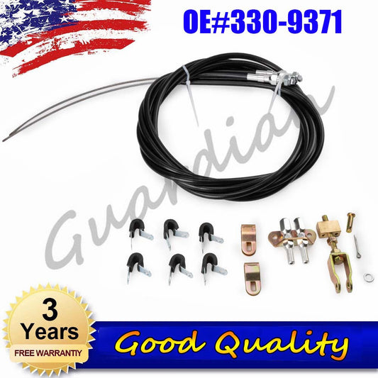 330-9371 Universal Emergency Parking Brake Complete Cable Kit Replacement and Repair
